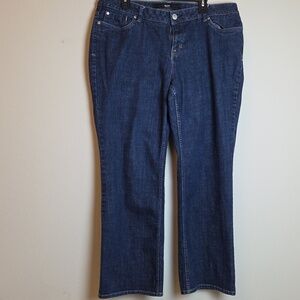 Mossimo Premium Dark Blue Boot Cut Women’s Jeans Size 18W/R